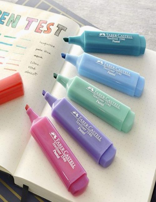 Set textmarker, Faber Castell, 4 bucati