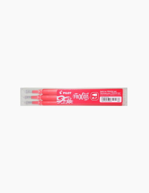 Rezerva roller Pilot, Frixion, rosie 3/set, 0,7 mm