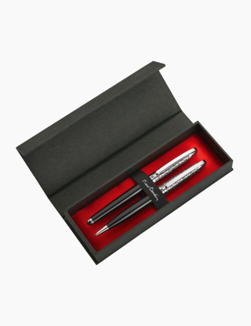 Set stilou si pix cu bila, Pierre Cardin, Jacques, din metal