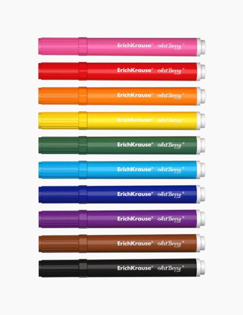 Set marker pentru textile, Erichkrause Artberry, 10 culori