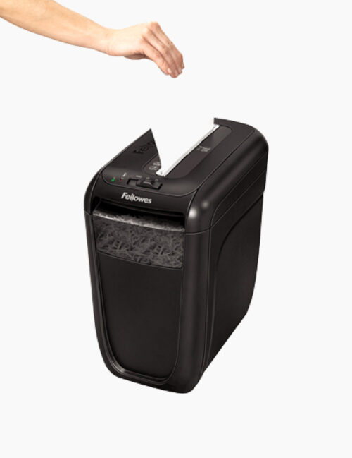 Distrugator documente, Fellowes 60cs, cross-cut, 30 L, negru