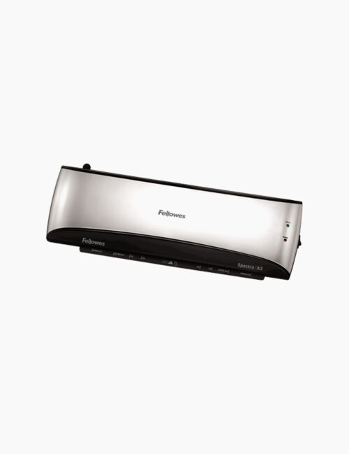 Laminator A3 Fellowes Spectra, 125 microni, negru/argintiu