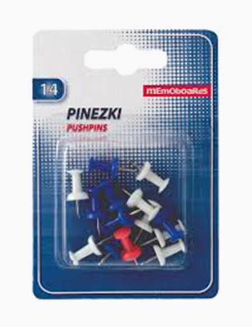 Pioneze pentru tabla din pluta, Memobards, 20 x 4 mm, 14 buc/set