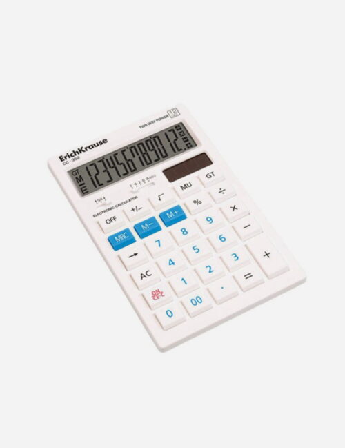Calculator Birou ErichKrause, Cc-352 12 Digiti, Alb