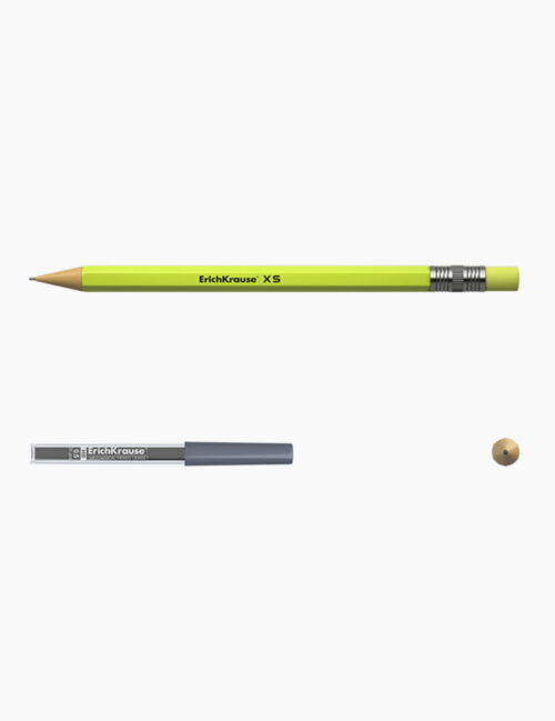 Creion Mecanic ErichKrause, XS, 0.5 Mm, Verde Neon Blister+Rezerva
