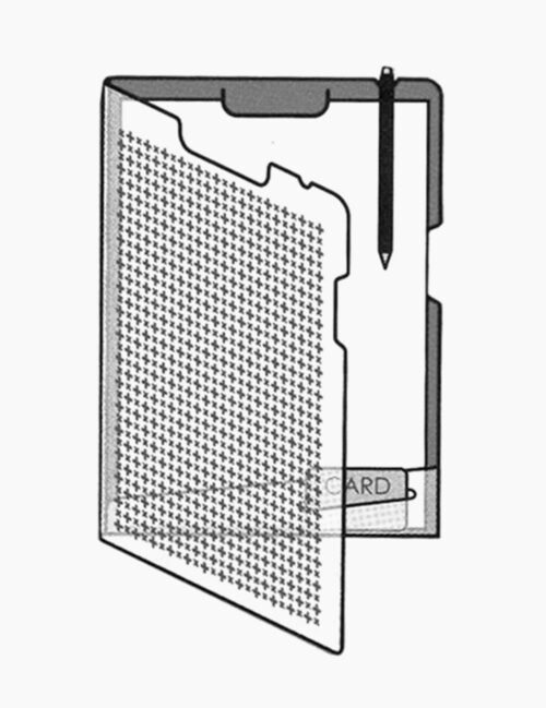 Folie Protectie Documente Plus Fl-130ch-E Wh, Cu Clema, Alba