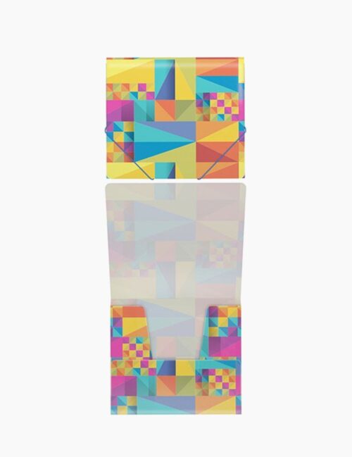 Mapa Plastic ErichKrause A5+, Arlecchino, Cu Elastic