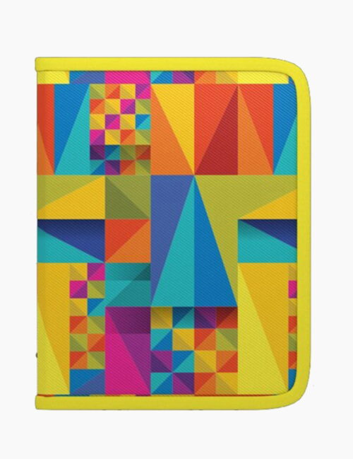 Mapa Plastic ErichKrause A5+, Arlechino, Cu Fermoar