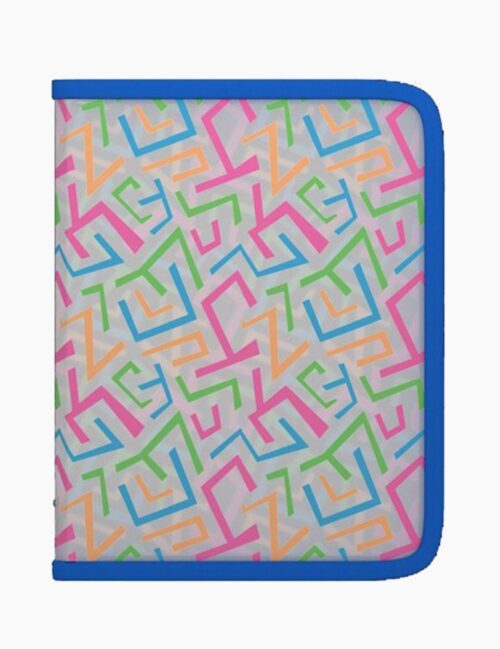 Mapa Plastic ErichKrause A5+, Lines, Cu Fermoar