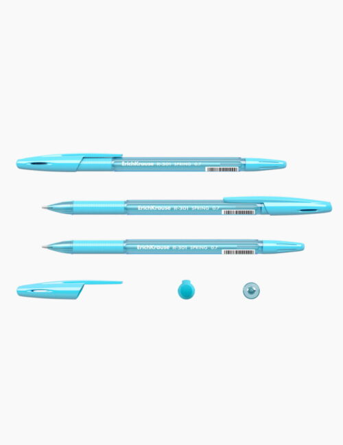 Pix Cu Bila ErichKrause, R301 Grip Spring, 0.7 Mm, Albastru