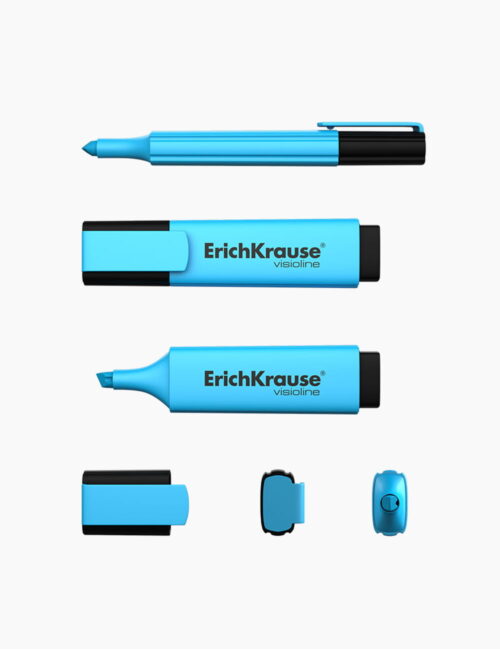 Textmarker ErichKrause V-20, 0.6-5.2 mm, Albastru