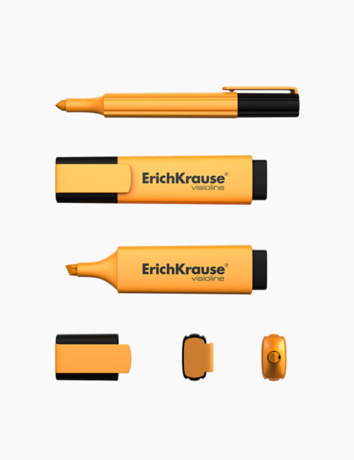 Textmarker ErichKrause V-20, 0.6-5.2 mm, Portocaliu