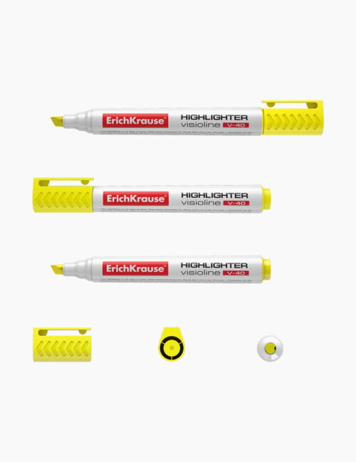 Textmarker ErichKrause V-40, 0.6-5.2 mm, Galben
