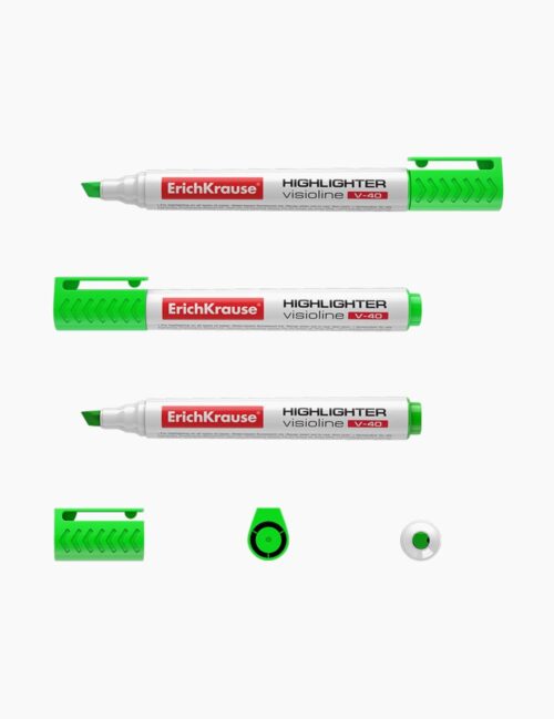 Textmarker ErichKrause V-40, 0.6-5.2 mm, Verde