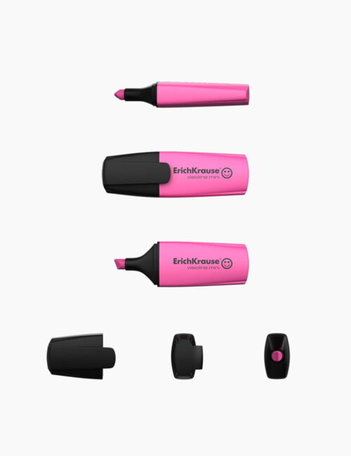Textmarker ErichKrause Visioline Mini, 0.6-5.2 mm, Roz