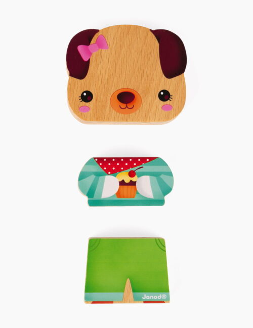 Set de joaca, Janod, Animale de companie, magnetice, 18 luni+