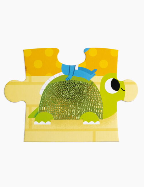 Puzzle tactil, Janod, animale de companie, 20 piese, 2 ani+