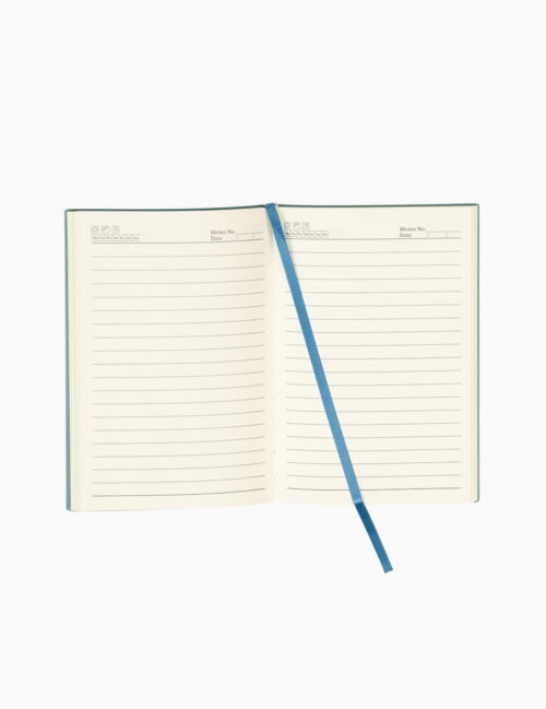 Agenda nedatata A5, BiroCO, 112 file, turcoaz