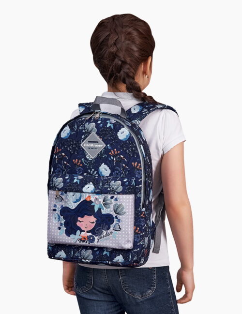 Rucsac Scoala Fete, ErichKrause, EasyLine, Bluecurl, 12 L