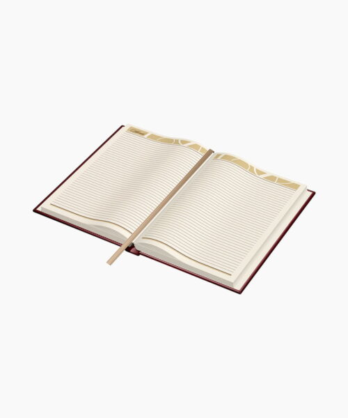 Agenda din Piele Princ B5 - Model C - Bordeaux