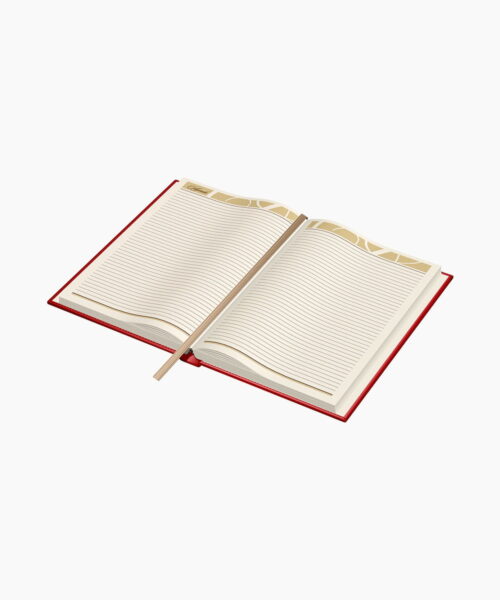 Agenda din Piele Princ B5 - Model C - Red