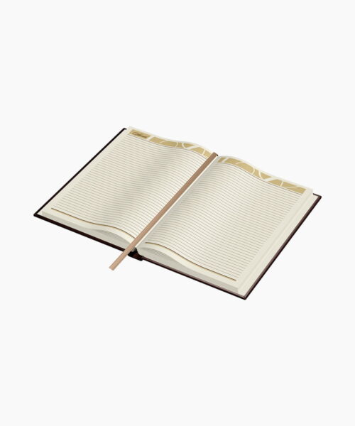 Agenda din Piele Princ B5 - Model F - Grey