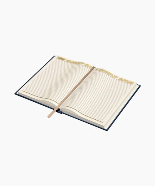 Agenda din Piele Princ B5 - Model H - Navy