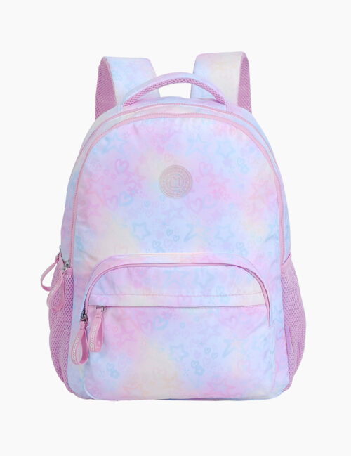 Rucsac pentru fete, Marshmallow, Candy Crush Pink, Ergonomic, 2 Compartimente