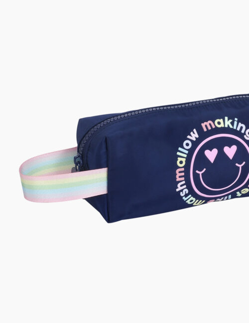 Penar Necessaire, Marshmallow, Happy, Albastru, 1 Compartiment, Fete