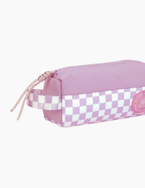 Penar Necessaire, Marshmallow, Gingham Pink, 1 Compartiment, Fete