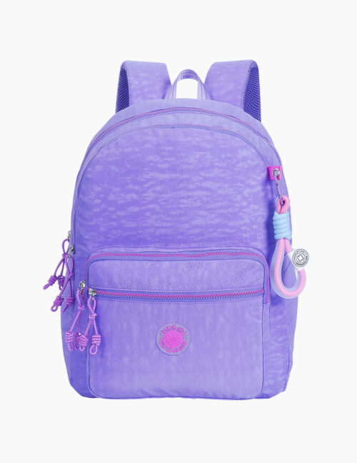 Rucsac pentru Fete, Miss Lemonade, Dotty Purple, Ergonomic, 2 Compartimente