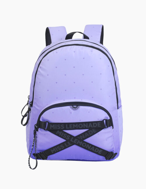 Rucsac Miss Lemonade, Drip Purple, 2 Compartimente