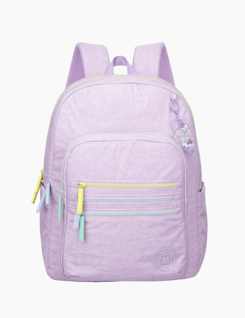 Rucsac pentru fete, Marshmallow, Triplu, Ergonomic, 2 Compartimente, Mov