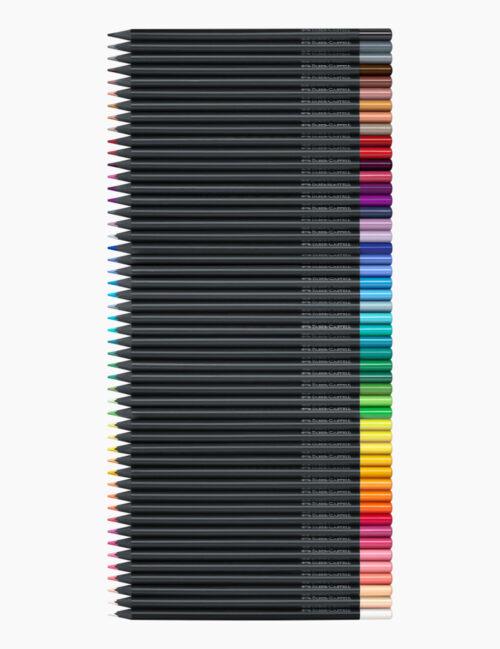Creioane Colorate, Faber Castell, Black Edition, 50/set