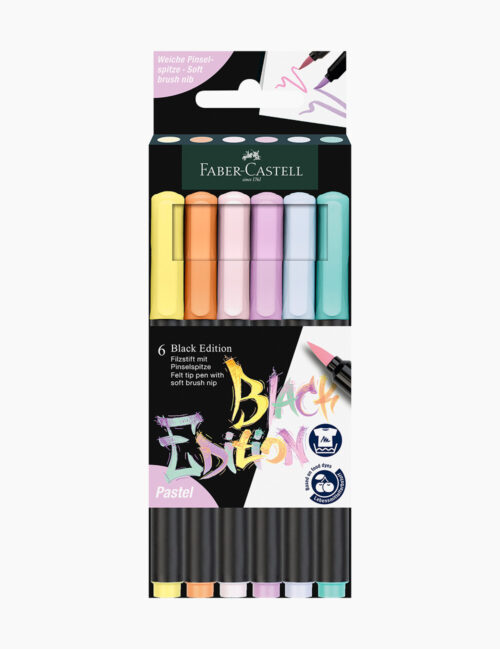 Set Carioci Faber Castell, Black Edition, 6/set