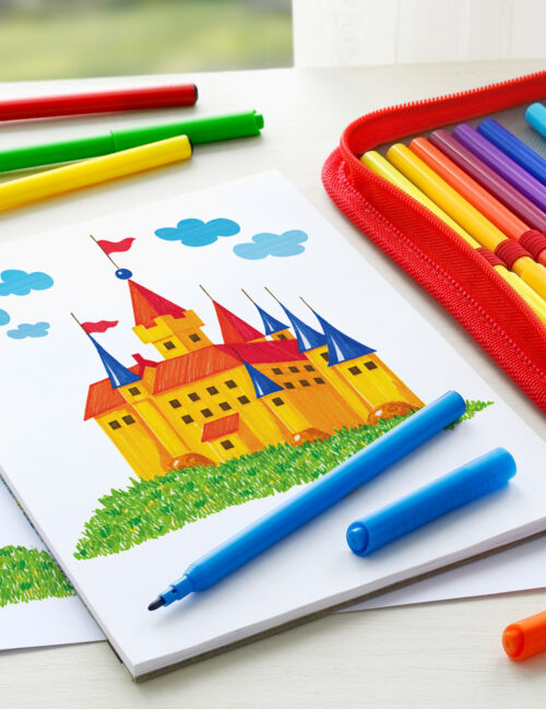 Set Carioci pe Baza de Apa, Faber Castell, 24/set