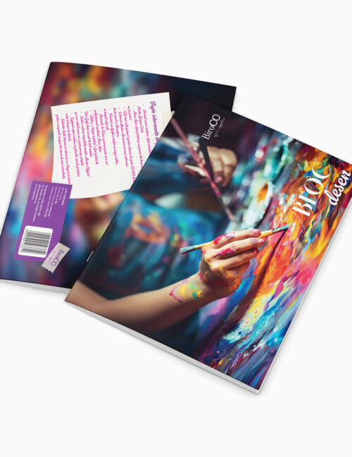 Bloc Desen A4, BiroCO, 12 File, Color, 120 g/mp