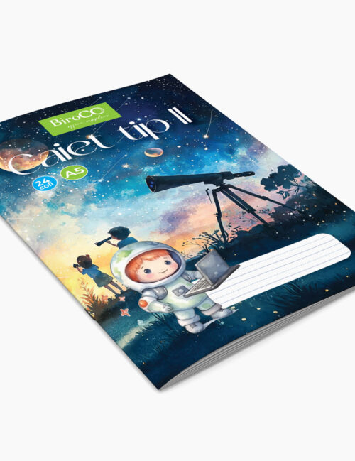 Caiet Tip II, A5, BiroCO, 24 File, Astronaut
