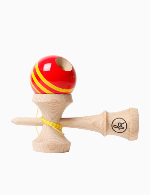 Kendama Play One, Triple Stripes, Glossy, Red Dragon