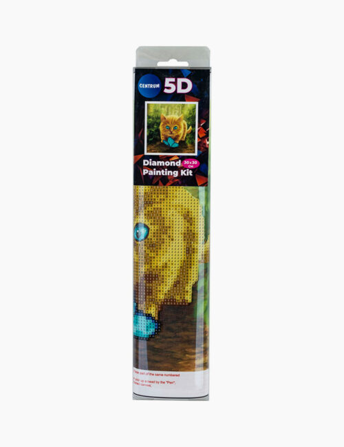 Kit 5D Mozaic cu Diamante, Centrum, Pisica, 30x30 cm