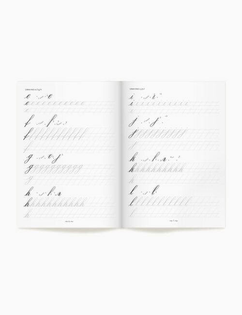 Caiet Caligrafic A4, 32 Pagini, Initiere in Caligrafia Cursiva
