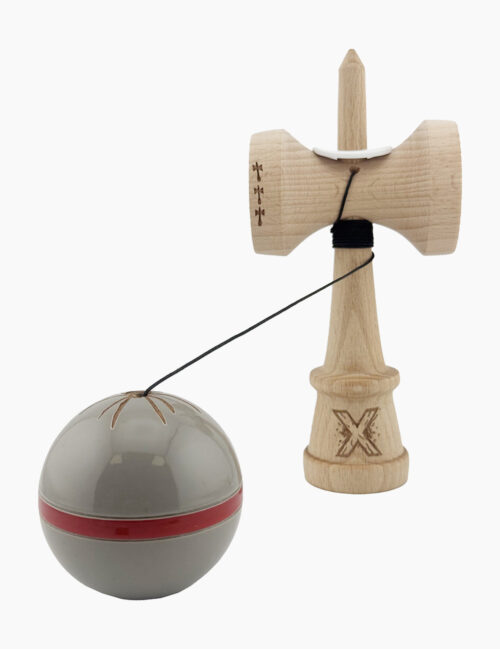 Kendama X Originala, Super Sticky, SILKEN, Big Cups, 18 cm, Ice Gri