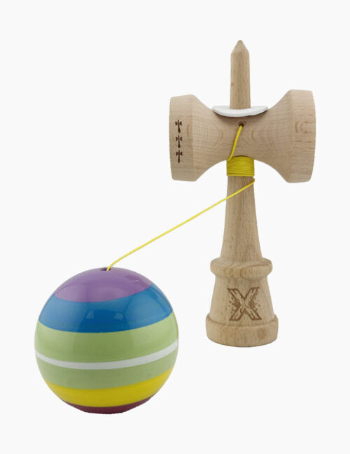 Kendama X Originala, Super Sticky, Legendary Spectrum, Big Cups, 18 cm, Multicolor