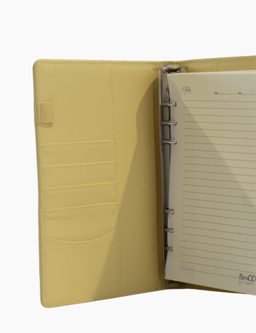 Agenda Nedatata, BiroCo, 96 File, Inchidere Cu Magnet, 18 x 23.5 cm, Galben