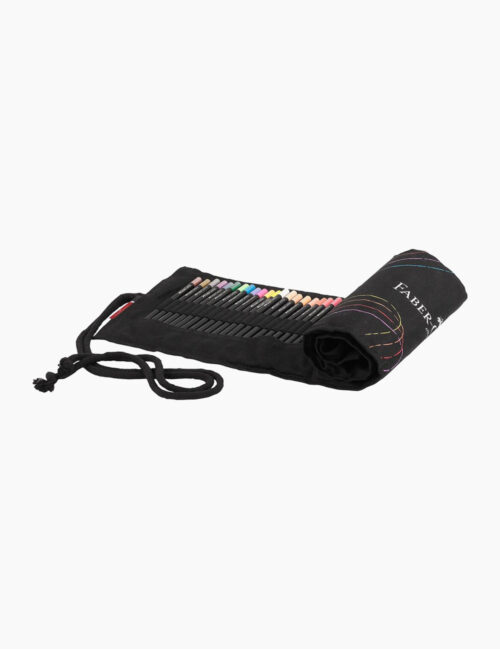Rollup 72 Creioane Colorate, Faber Castell, Black Edition