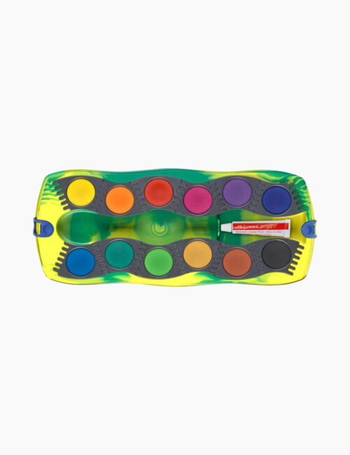 Set Acuarele, Faber Castell,12 Culori Connector, Dinozauri