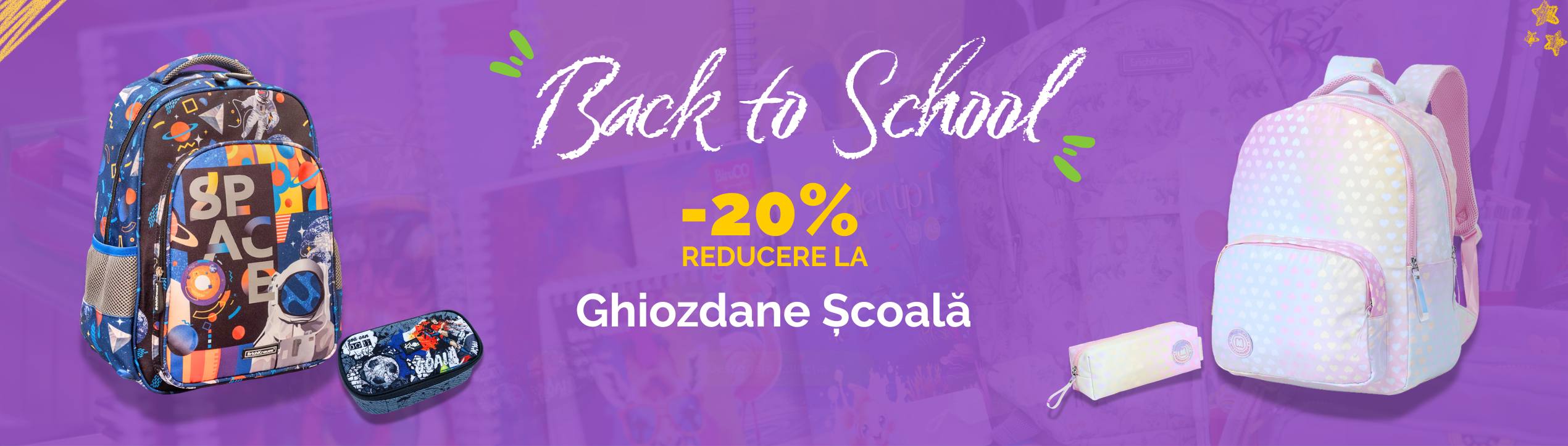 Back to School 2026. Desktop Slider