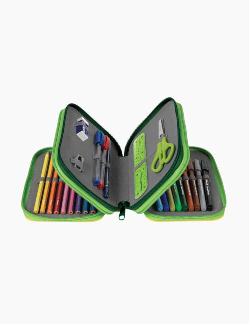 Penar Echipat Pelikan Emoji, 43 piese, 3 fermoare, 20 x 14 x 6.5 cm